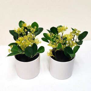 Threshold 8" Artificial Faux Potted Plants